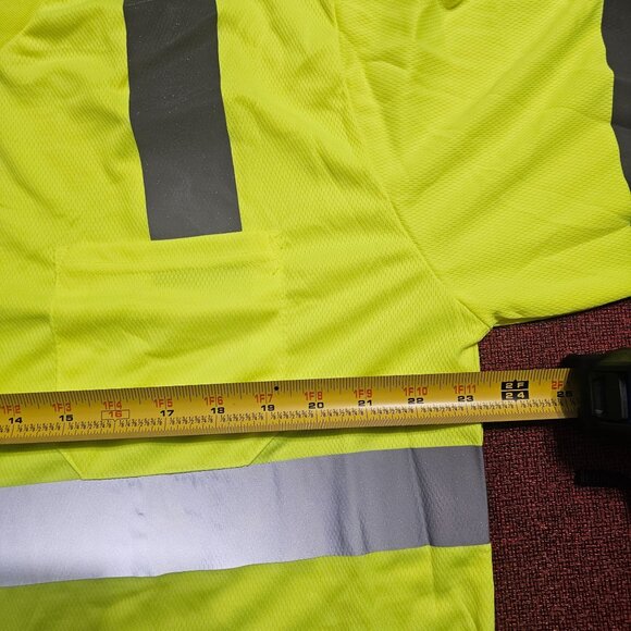 Occunomix FedEx Mens Yellow High-Visibility Safety Shirt Sz XL Reflective - Picture 9 of 10